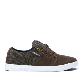 Supra Mens STACKS II Demitasse/Navy/white Low Top Shoes | CA-89920